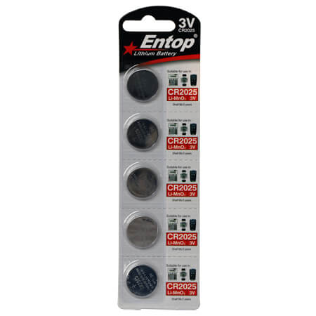 3V锂锰扣式电池 CR2025-5B 3V