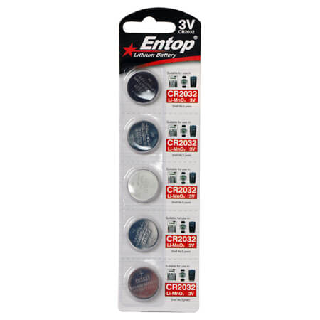 3V锂锰扣式电池 CR2032-5B 3V