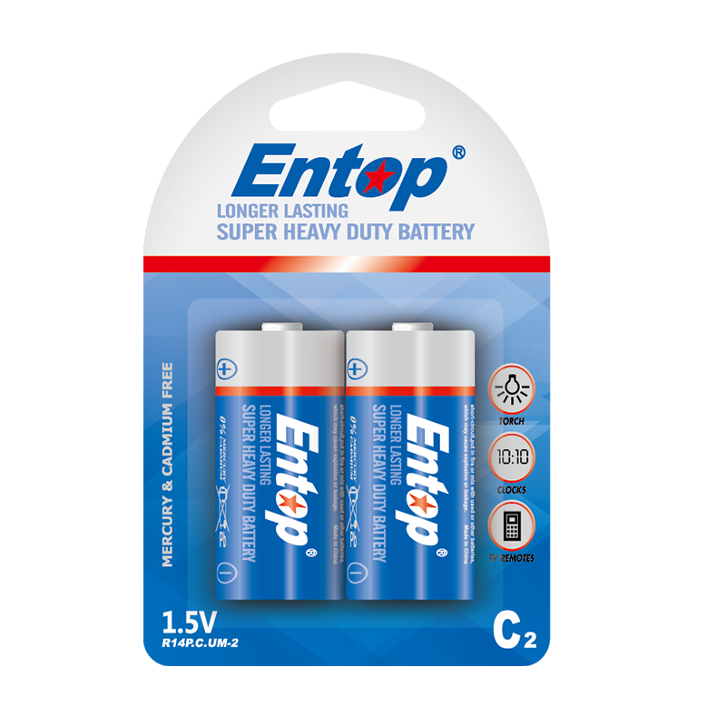 2号碳性电池 R14P-2B